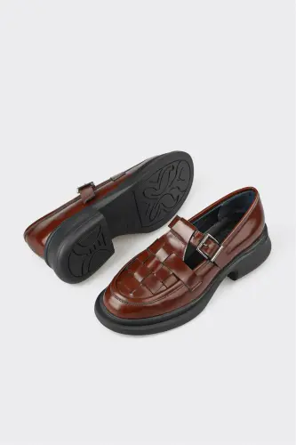 Taba Teri Ayollar Kundalik Poyabzali - ELLE SHOES (1)