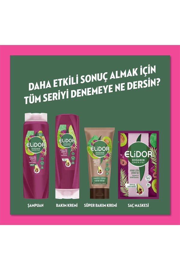 Tabiat Energiyasi Serum Soch Parvarish Yog'i Avokado va Uzum Urug'i Yog'i 80 ml - 6