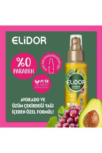 Tabiat Energiyasi Serum Soch Parvarish Yog'i Avokado va Uzum Urug'i Yog'i 80 ml - 4