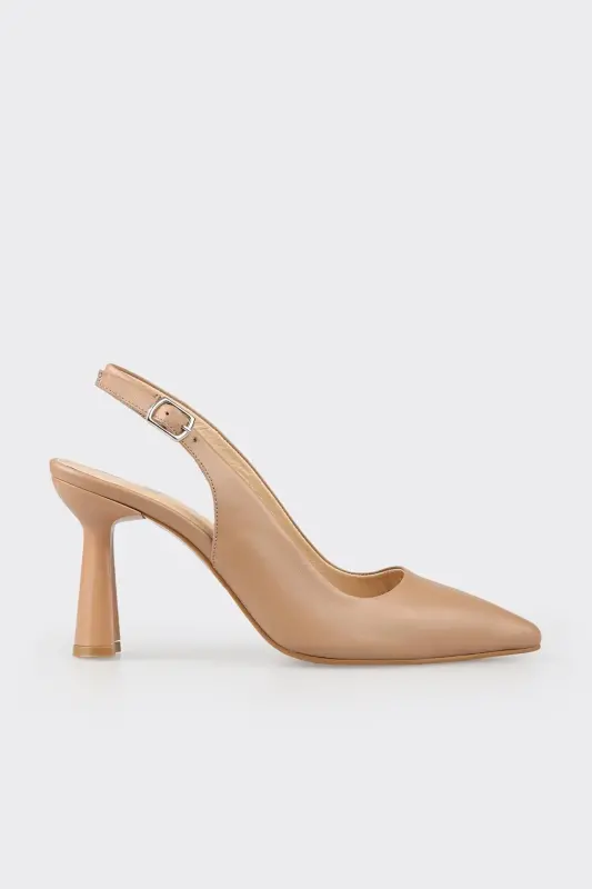 Табиий тери аёллар учун юқори пошна туфли - ELLE SHOES