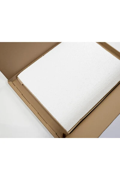 Tabiiy metall devor bezagi 3 qismli to'plam - Gul naqshli devor bezagi - Light Flower 19x35 Cm - 8