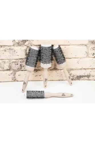 Tabiiy seramika termik dumaloq soch cho'tkasi 25mm 0471 - 7