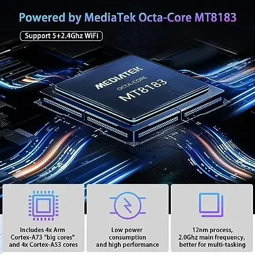 Tablet 10.1 Inch Android 13 Tablets 2025 Latest Android Tablets 128GB ROM+16GB RAM (8+8 Virtual), 2 in 1 Tablet with Keyboard, Powerful Octa-Core+13MP Camera, 1TB TF Expandable, FHD WiFi Tableta PC - 4