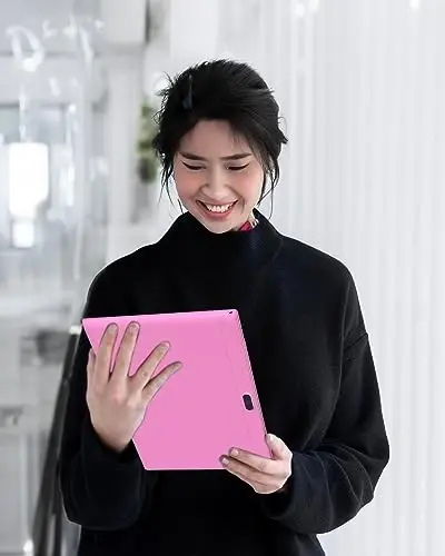 Tablet 64GB 10 Inch Tablet, Android Tablets, 6000mAh Battery Quad Core HD Touch Screen Tableta Computer 2MP+8MP Dual Cameras WiFi BT Google Play Tabletas. (Pink) - 4