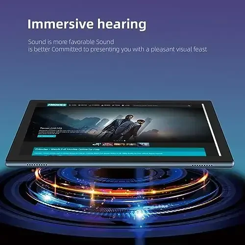 Tablet 64GB 10 Inch Tablet, Android 11 Tablets, 6000mAh Battery Quad Core HD Touch Screen Tableta Computer, with WiFi BT Google Play Tabletas. (Blue) - 3