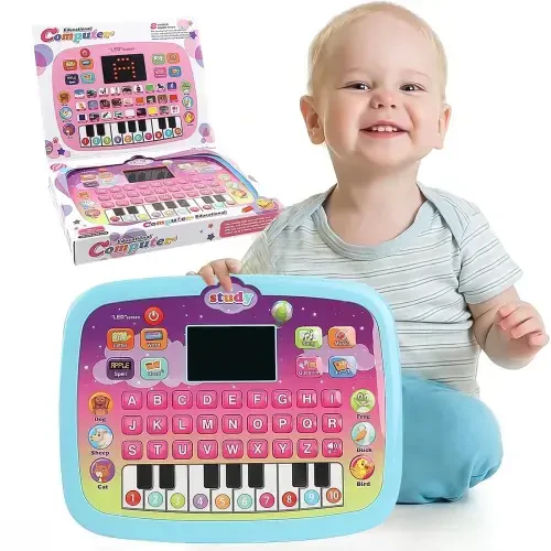 Tablet Toy for Toddlers 1-3, Preschool Learning Toys for Toddler 2 3 4 5 Year Old Boys Girls, Educational Toys for Girls Boys Age 2-5 Year Old-BLUE - 1