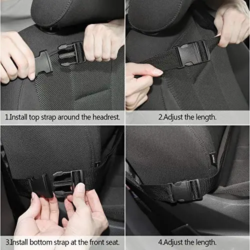 Car Backseat Organizer with Tablet Holder and 8 Storage Pockets - 7
