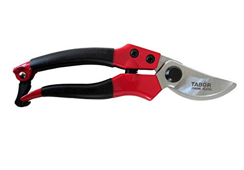 TABOR TOOLS S821A Geçiş Budama Makası, Temiz Kesimler Yapar, Orta Boy Eller İçin Mükemmeldir. Profesyonel Keskin Budama Makası, El Budama Makası, Bahçe Makası, Bahçe İçin Makas. - 2