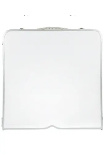 Tabureli Katlanabilir Piknik Masası Seti -Beyaz-Beyaz - 5