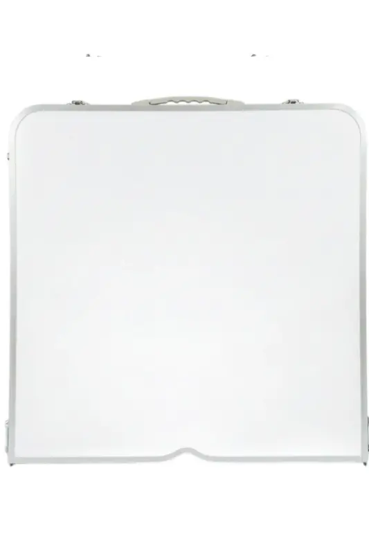 Tabureli Katlanabilir Piknik Masası Seti -Beyaz-Beyaz - 5