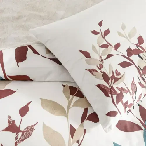 Taç Çift Kişilik Ranforce Nevresim Takımı Daisy Ekru - NEVRESIMDUNYASI (1)