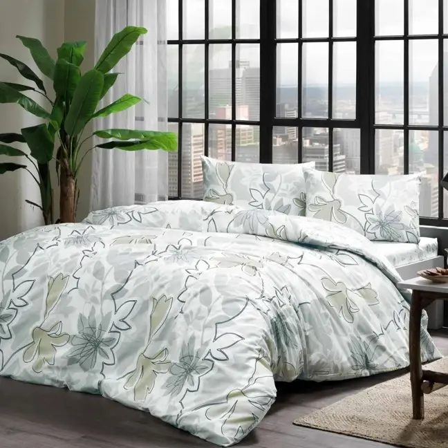 Taç Çift Kişilik Ranforce Nevresim Takımı Jamie Gri - NEVRESIMDUNYASI