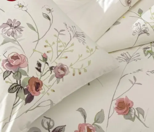 Taç Çift Kişilik Ranforce Nevresim Takımı Kiara Ekru - NEVRESIMDUNYASI (1)