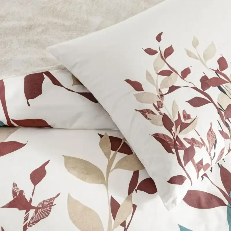 Тач Двуспальный Комплект Постельного Белья Ранфорс Daisy Ekru - 2