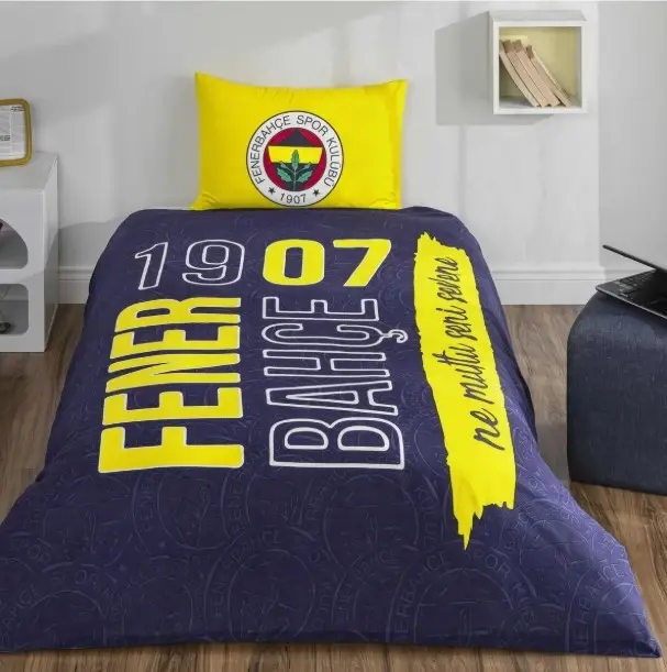Taç Fenerbahçe Şanlı Kanarya Tek Kişilik Lisanslı Nevresim Takımı - NEVRESIMDUNYASI