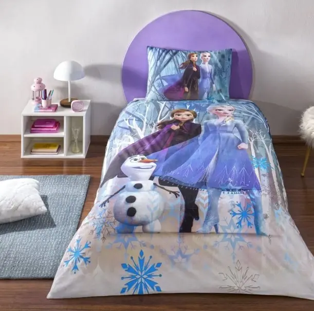 Taç Frozen Winter Tek Kişilik Lisanslı Nevresim Takımı - 1