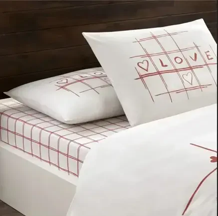 Taç Glow Yaltiroq Ikki kishilik Yopinchiq Romenta Qizil - 2