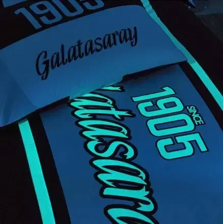 Taç Lisanslı Tek Kişilik Nevresim Takımı Galatasaray 1905 Glow - 3