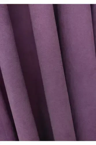 Тач Лила Однотонный Фон Занавес, Прямой Пошив Без Складок, Экстрафор Сборка, Одно Полотно-Лила - 7