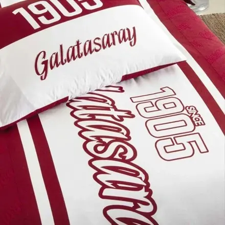 Taç Litsenziyalangan Yagona Krovat Linen To'plami Galatasaray 1905 Glow - 4