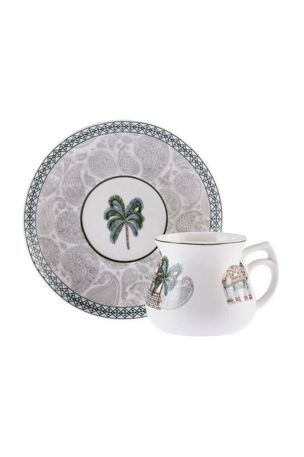 Tac Mahal 6-Piece Porcelain Coffee Cup Set - 6