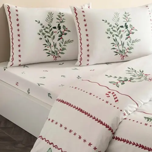 Taç Mistovia Glow Ranforce Çift Kişilik Nevresim Takımı Beyaz - 4