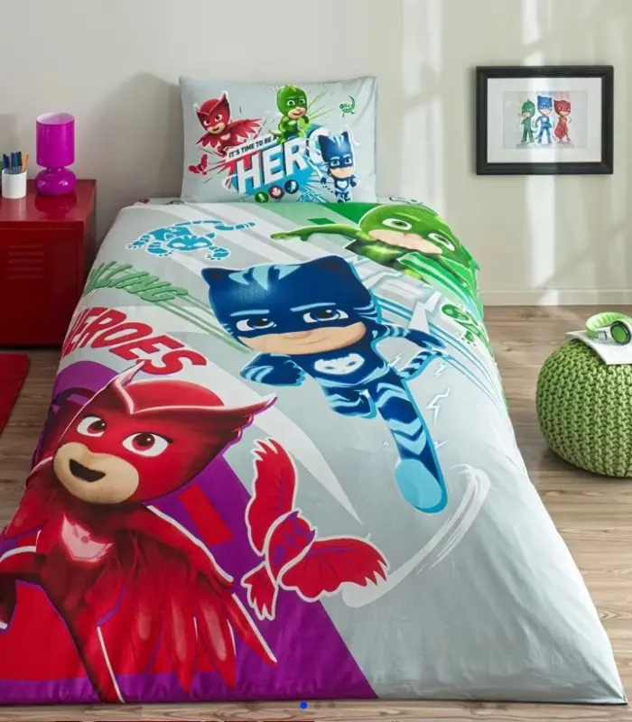 Taç Pj Maks Süper Team Tek Kişilik Lisanslı Nevresim Takımı - NEVRESIMDUNYASI