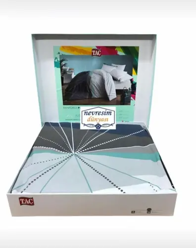 Taç Ranforce Double Bed Linen Set Power Gri - 2