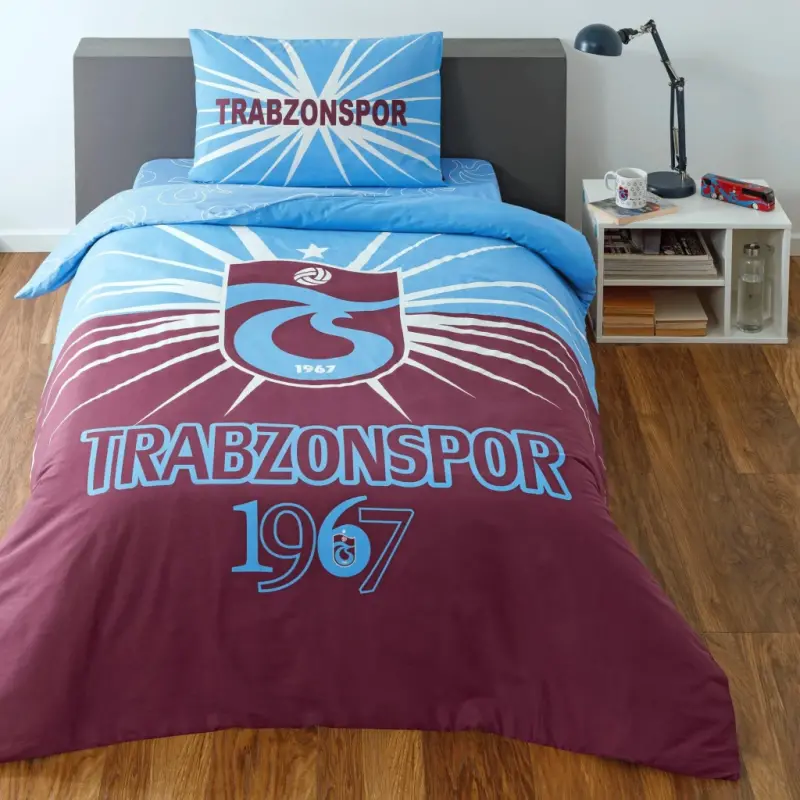 Taç Trabzonspor Light Glow Tek Kişilik Lisanslı Nevresim Takımı - 1