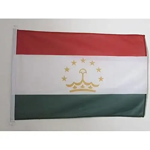 Tajikistan NAUTICAL Flag 18'' x 12'' - Tajik flags 30 x 45 cm. - Banner 12x18 in for boat - AZ FLAG 