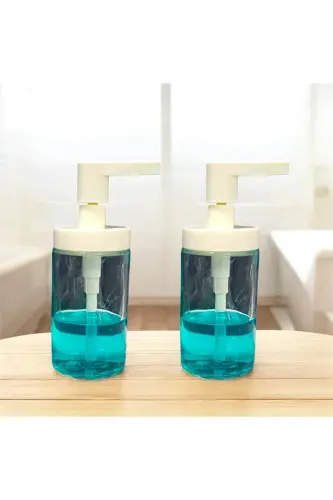 Tackan Sıvı Sabunluk Cam - Beyaz Kapaklı X 2 Adet - IKEA (1)