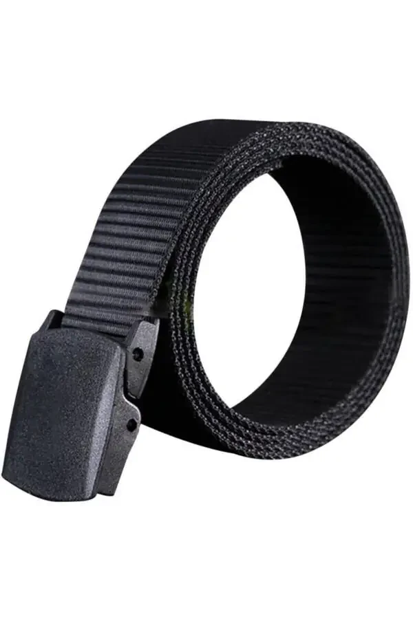 Tactical Plastic Buckle Anti-Allergic Style Fabric Belt - 1