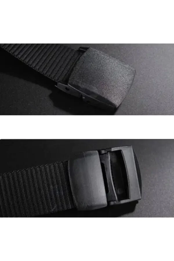 Tactical Plastic Buckle Anti-Allergic Style Fabric Belt - 2