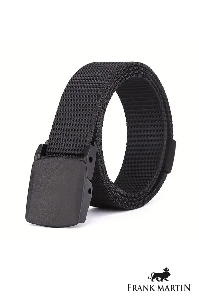 Tactical Style Fabric Belt with Plastic Buckle - 9