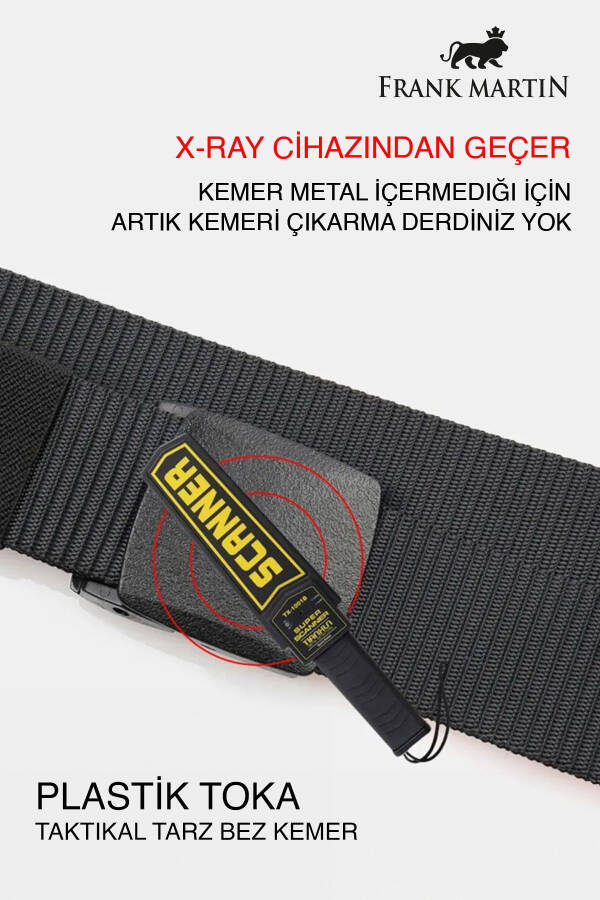 Tactical Style Fabric Belt with Plastic Buckle - 10