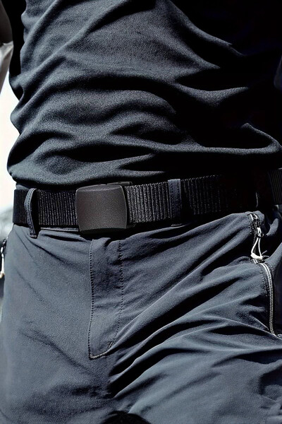 Tactical Style Fabric Belt with Plastic Buckle - 11