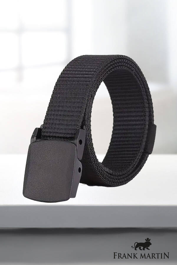 Tactical Style Fabric Belt with Plastic Buckle - 13