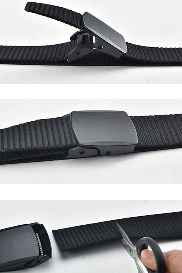 Tactical Style Fabric Belt with Plastic Buckle - 14