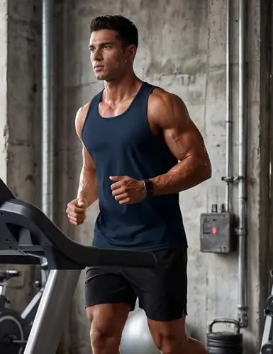 TACVASEN Men's Workout Tank Tops Sleeveless UPF 50+ Summer Sun Shirts Quick Dry for Running Swim Gym Beach - 2