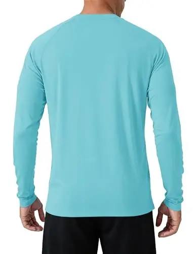TACVASEN Men's Long Sleeve Shirts UPF 50+ Sun Protection Dry Fit Shirt Lightweight Workout Athletic T-Shirt Rash Guard - TACVASEN (1)