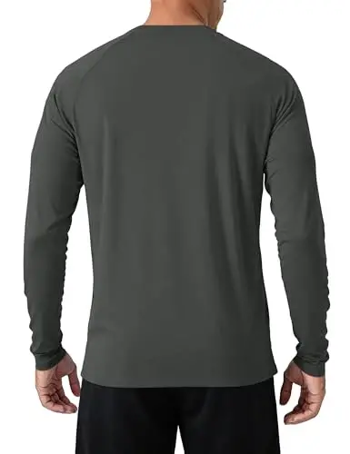 TACVASEN Men's Long Sleeve Shirts UPF 50+ Sun Protection Dry Fit Shirt Lightweight Workout Athletic T-Shirt Rash Guard - TACVASEN (1)