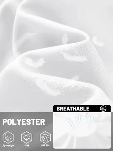 TACVASEN Men's Sun Shirt UPF 50+ Long Sleeve UV Protection Lightweight Rash Guard Swim Shirt Quick Dry Fishing T-Shirt - 4