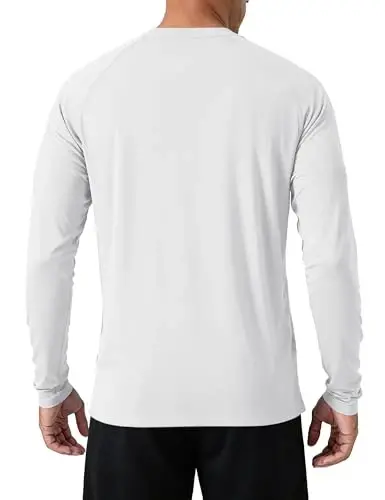 TACVASEN Men's Long Sleeve Shirts UPF 50+ Sun Protection Dry Fit Shirt Lightweight Workout Athletic T-Shirt Rash Guard - TACVASEN (1)