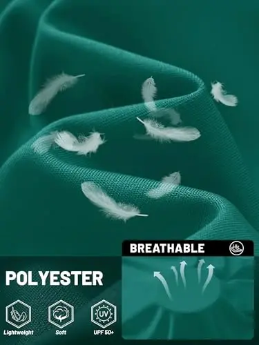 TACVASEN Men's Sun Shirt UPF 50+ Long Sleeve UV Protection Lightweight Rash Guard Swim Shirt Quick Dry Fishing T-Shirt - 4