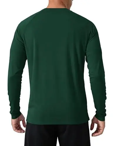 TACVASEN Men's Long Sleeve Shirts UPF 50+ Sun Protection Dry Fit Shirt Lightweight Workout Athletic T-Shirt Rash Guard - TACVASEN (1)