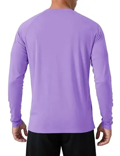 TACVASEN Men's Long Sleeve Shirts UPF 50+ Sun Protection Dry Fit Shirt Lightweight Workout Athletic T-Shirt Rash Guard - TACVASEN (1)