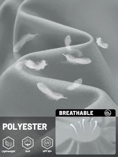 TACVASEN Men's Sun Shirt UPF 50+ Long Sleeve UV Protection Lightweight Rash Guard Swim Shirt Quick Dry Fishing T-Shirt - 4