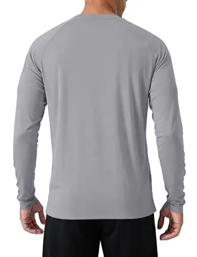 TACVASEN Men's Long Sleeve Shirts UPF 50+ Sun Protection Dry Fit Shirt Lightweight Workout Athletic T-Shirt Rash Guard - 2