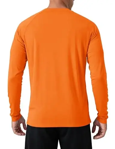 TACVASEN Men's Long Sleeve Shirts UPF 50+ Sun Protection Dry Fit Shirt Lightweight Workout Athletic T-Shirt Rash Guard - TACVASEN (1)