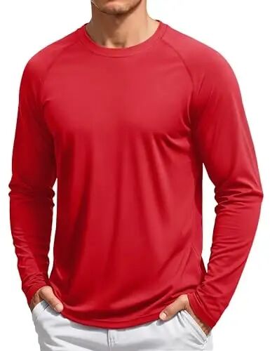 TACVASEN Men's Long Sleeve Shirts UPF 50+ Sun Protection Dry Fit Shirt Lightweight Workout Athletic T-Shirt Rash Guard - 1